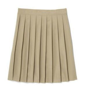 French Toast Girls‎ Khaki (Tan) Pleated Uniform Skirt size 16 NWT